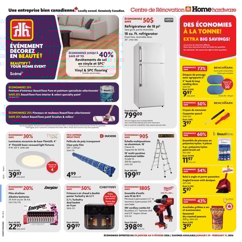 Circulaire Home Hardware - Centre de Rénovation - Page 1