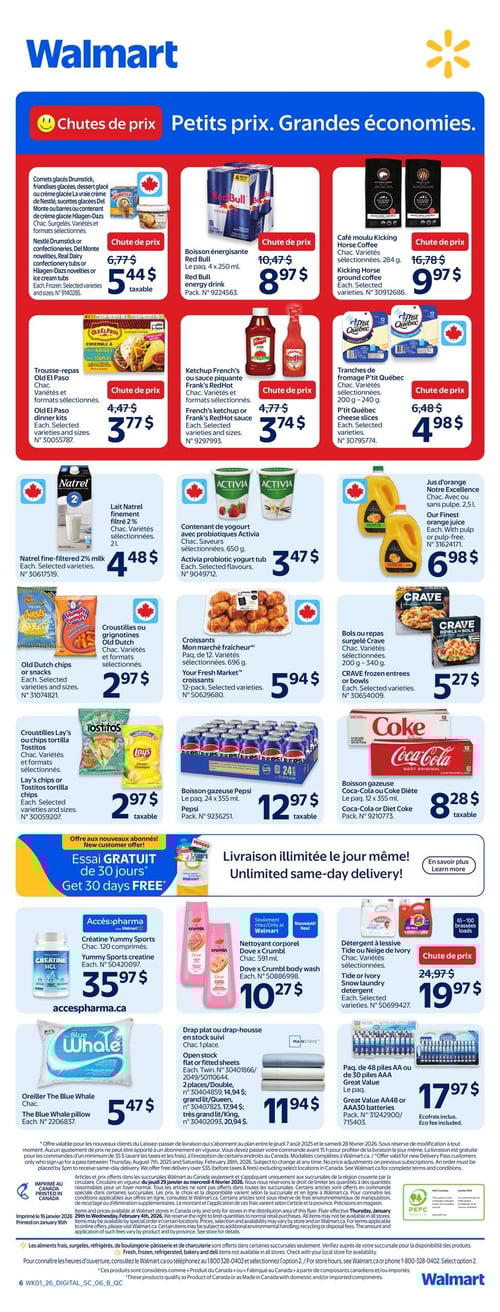 Circulaire Walmart - Page 1
