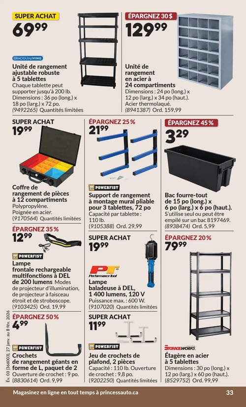 Circulaire Princess Auto - Page 36