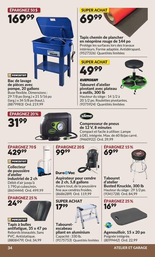 Circulaire Princess Auto - Page 37