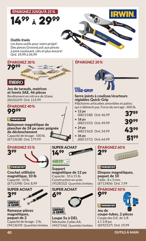 Circulaire Princess Auto - Page 43