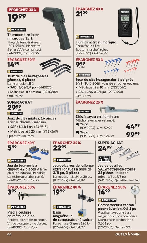 Circulaire Princess Auto - Page 47