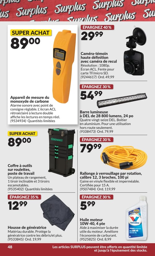 Circulaire Princess Auto - Page 51