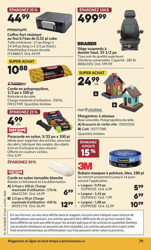 Circulaire Princess Auto - Page 82