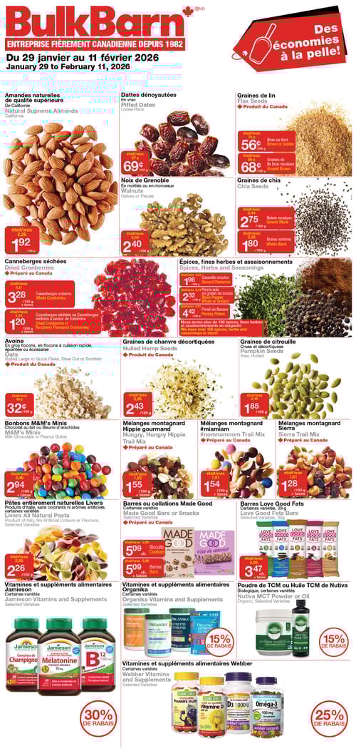 Circulaire Bulk Barn - Page 1