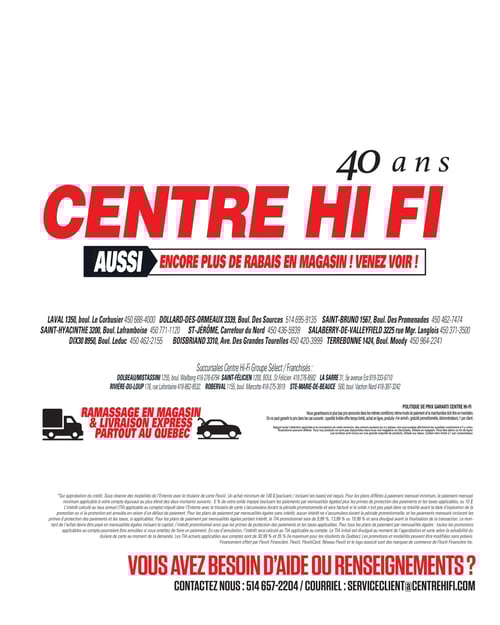 Circulaire Centre HI-FI - Page 84