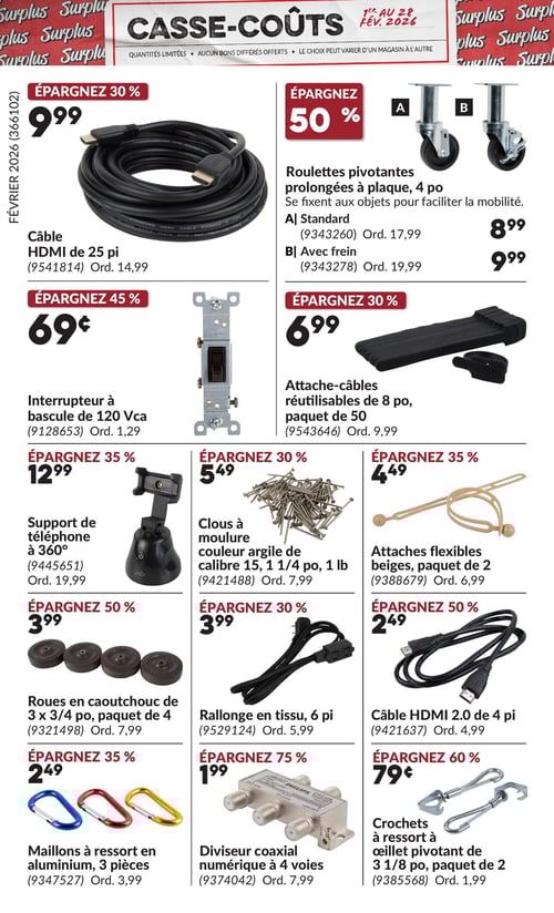 Circulaire Princess Auto - Casse-Coûts - Page 4