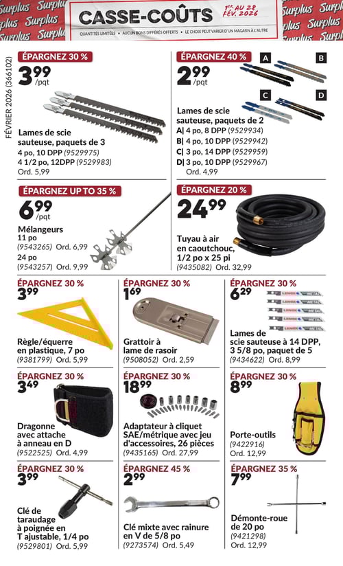 Circulaire Princess Auto - Casse-Coûts - Page 9