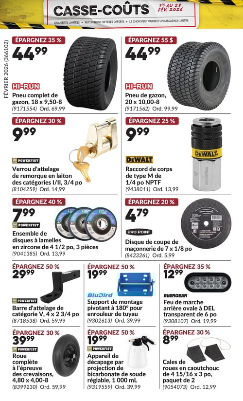 Circulaire Princess Auto - Casse-Coûts - Page 10