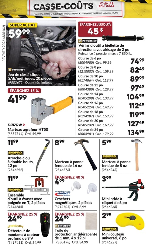 Circulaire Princess Auto - Casse-Coûts - Page 14