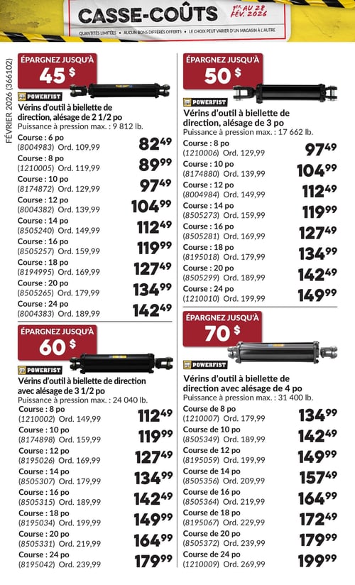 Circulaire Princess Auto - Casse-Coûts - Page 15