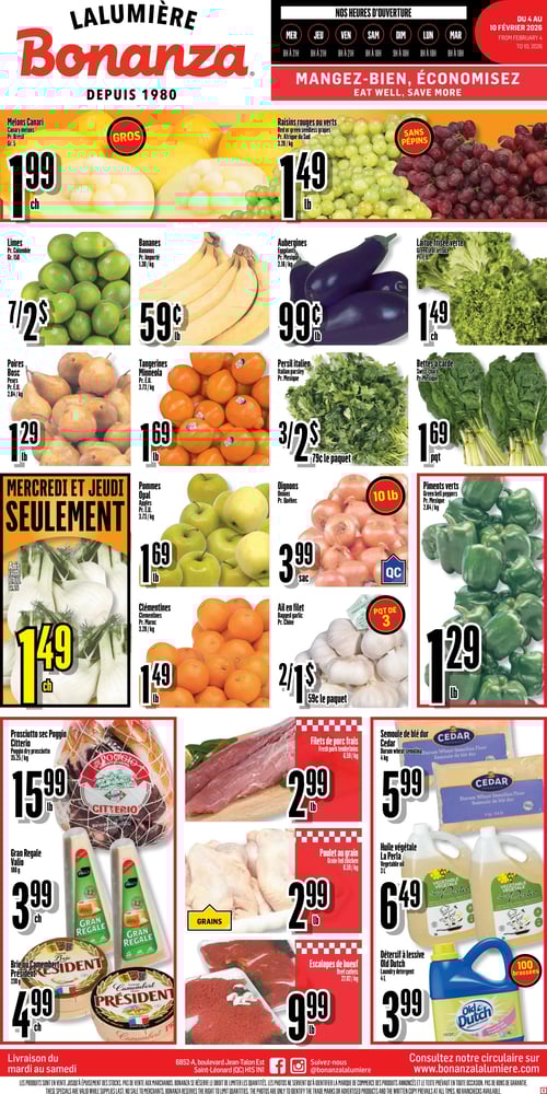 Circulaire Bonanza - Page 1