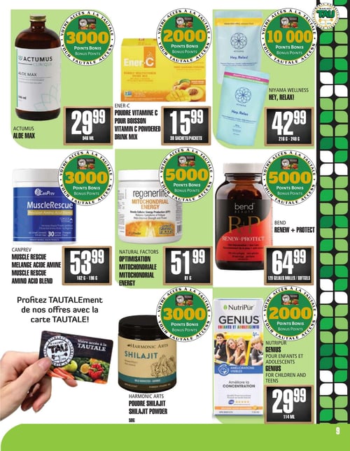 Circulaire TAU Marché d'alimentation Naturelle - Page 9