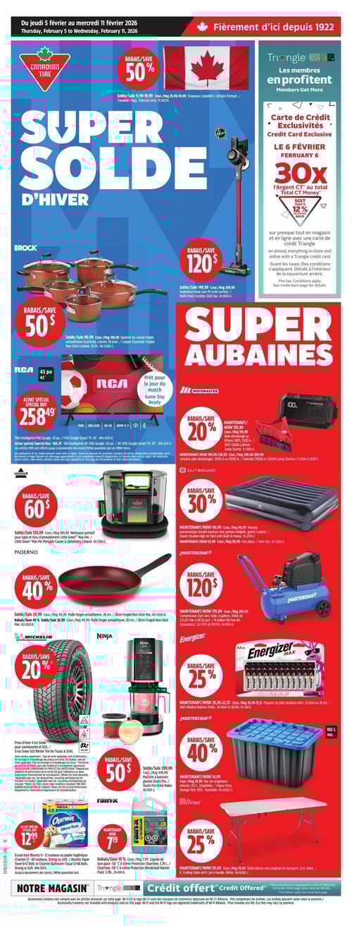 Circulaire Canadian Tire - Page 1