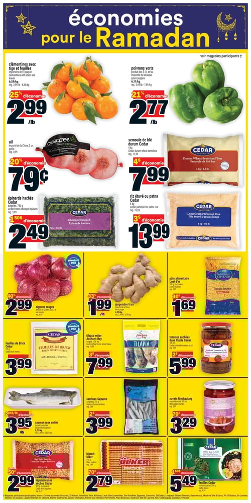 Circulaire Super C - Économies pour le Ramadan - Page 3