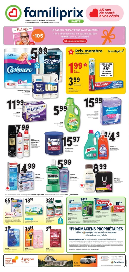 Circulaire Familiprix - Santé - Page 1