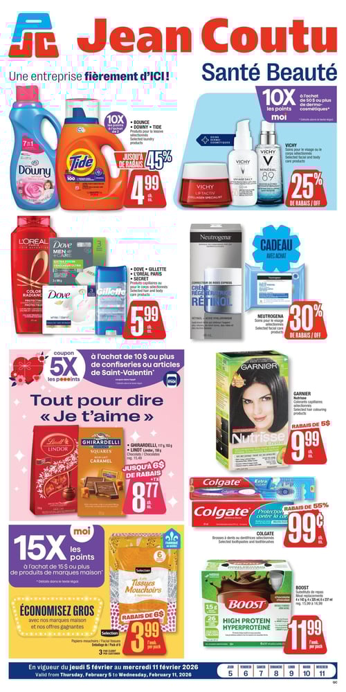 Circulaire Jean Coutu - Santé Beauté - Page 1