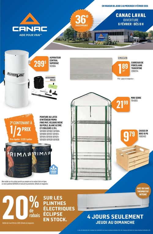 Circulaire Canac - Page 1