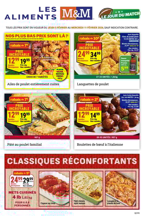Circulaire Les Aliments M&M - Page 1