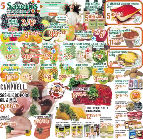 Circulaire Marché Le 5 Saveurs - Page 1
