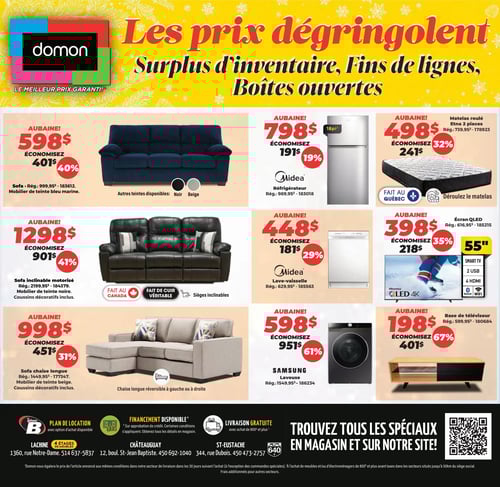 Circulaire Meubles Domon - Page 1