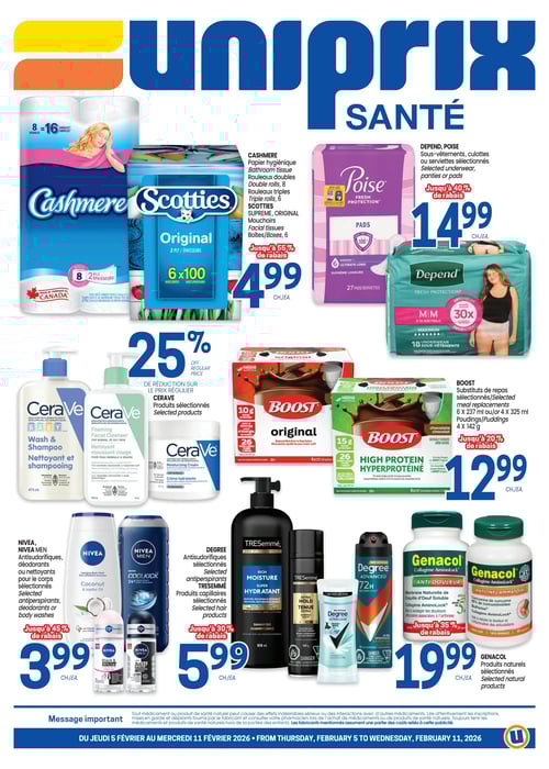 Circulaire Uniprix - Santé - Page 1