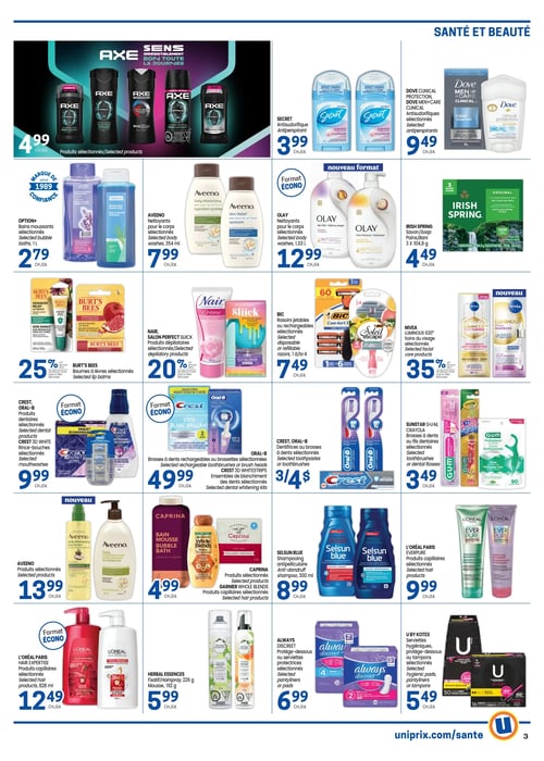 Circulaire Uniprix - Santé - Page 3