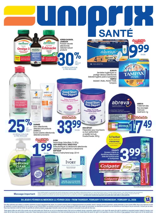 Circulaire Uniprix - Santé - Page 4