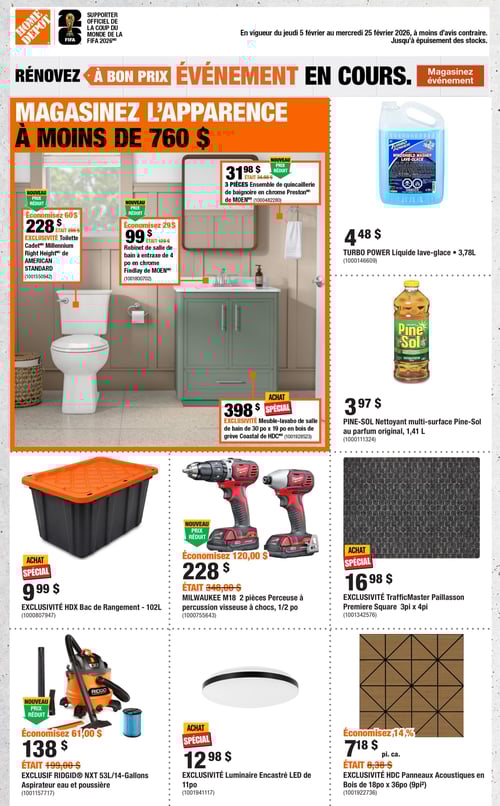 Circulaire Home Depot - Page 1