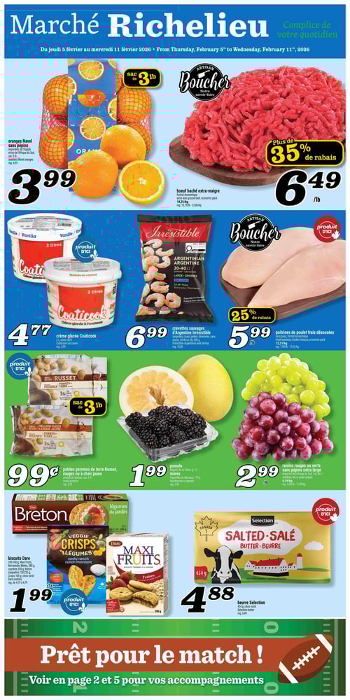 Circulaire Marché Richelieu - Page 1