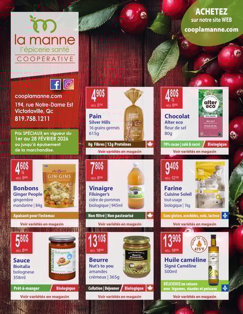 Circulaire Coopérative La Manne - Page 1