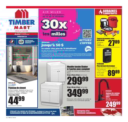 Circulaire Timber Mart - Page 1
