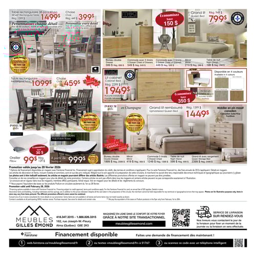 Circulaire Meubles Gilles Émond - Grande Vente - Page 4