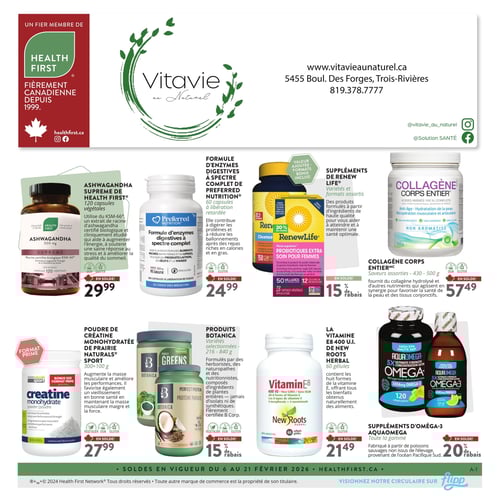 Circulaire Vitavie au Naturel - Page 1