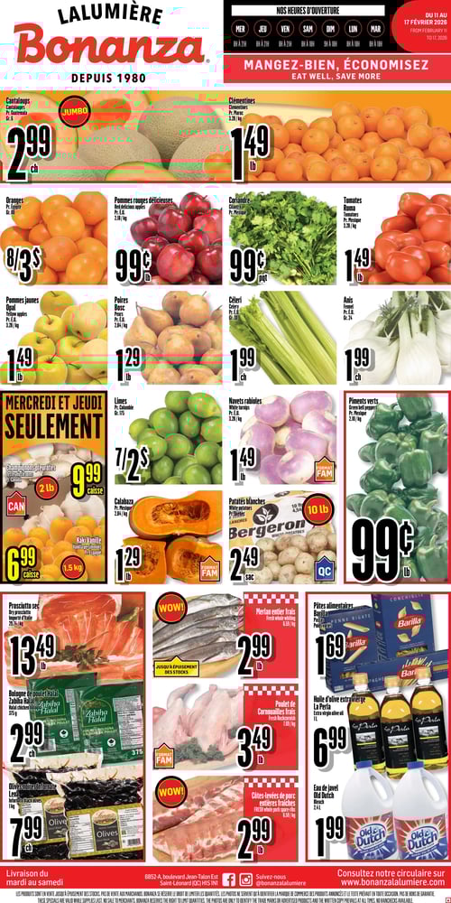 Circulaire Bonanza - Page 1