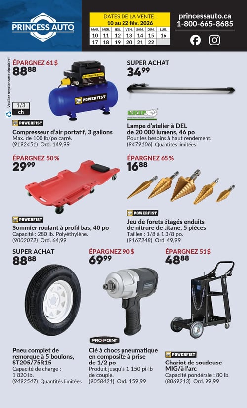 Circulaire Princess Auto - Page 2