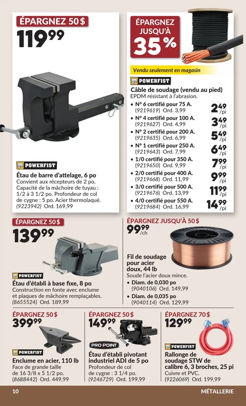 Circulaire Princess Auto - Page 13