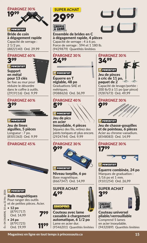 Circulaire Princess Auto - Page 18