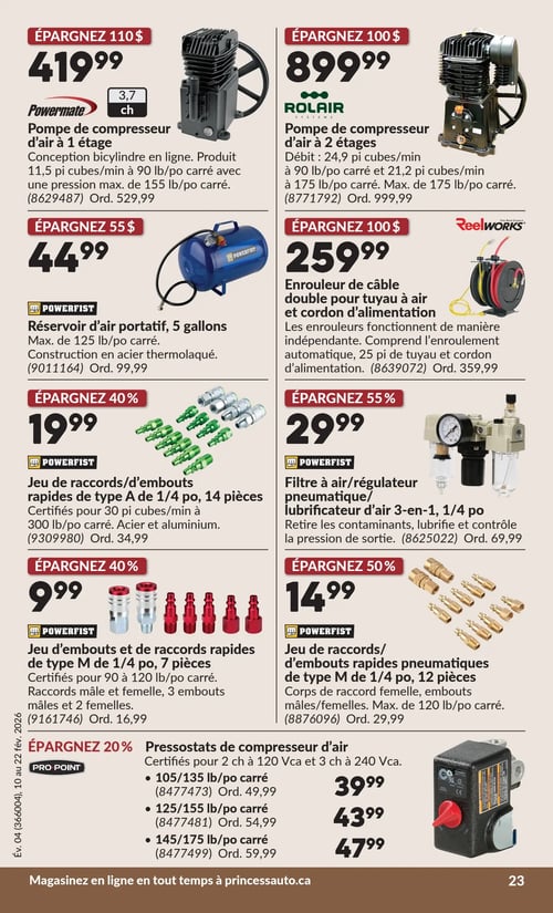 Circulaire Princess Auto - Page 26