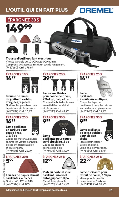 Circulaire Princess Auto - Page 34