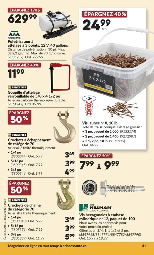 Circulaire Princess Auto - Page 44