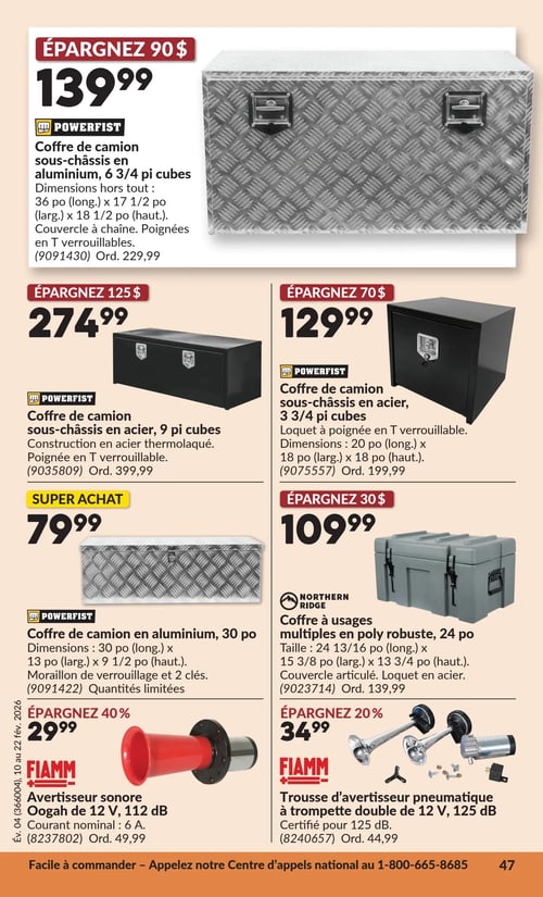 Circulaire Princess Auto - Page 50