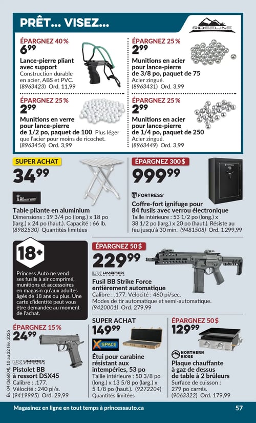 Circulaire Princess Auto - Page 60