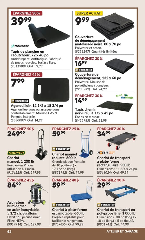 Circulaire Princess Auto - Page 65