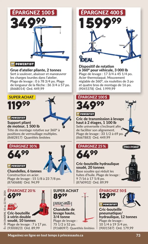 Circulaire Princess Auto - Page 76