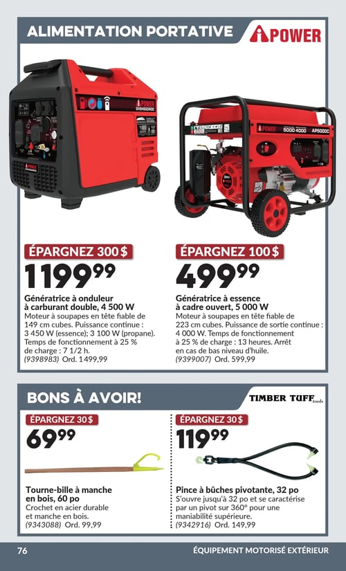 Circulaire Princess Auto - Page 79