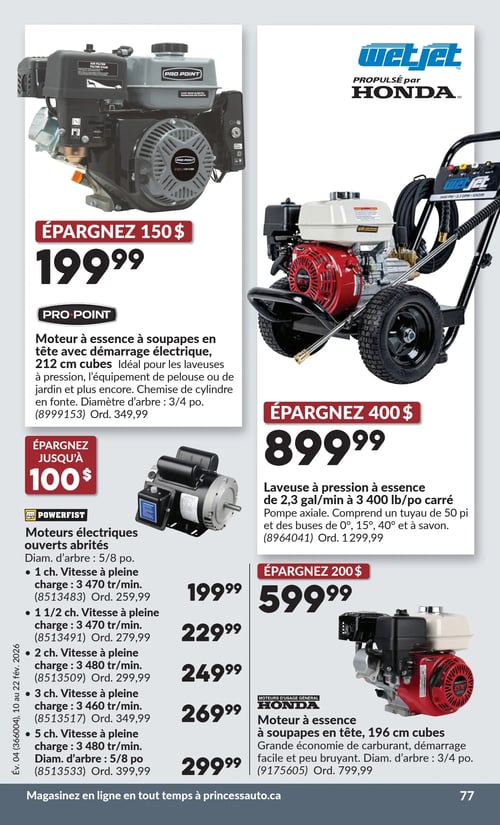 Circulaire Princess Auto - Page 80