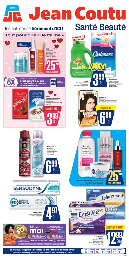 Circulaire Jean Coutu - Santé Beauté - Page 1