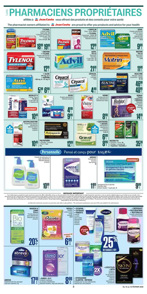 Circulaire Jean Coutu - Santé Beauté - Page 3