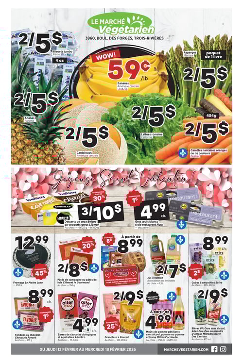 Circulaire Marché Végétarien - Page 1